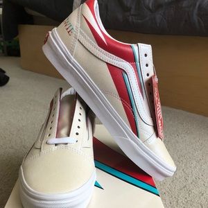 David Bowie Vans Old Skool Aladdin Sane Shoes